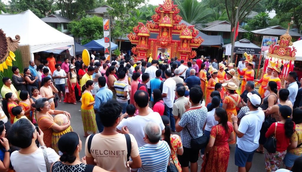 Festival Semarapura 7 di Bali yang menampilkan seni dan tradisi lokal dengan ribuan pengunjung