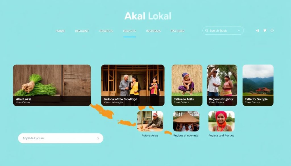 Platform digital 'Akal Lokal' yang menampilkan konten tradisi Indonesia dari berbagai daerah